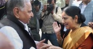 सुषमा को मिला मुलायम का साथ