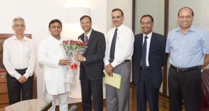 मुख्यमंत्री से इण्डियन आॅयल काॅरपोरेशन के अध्यक्ष ने भेंट की