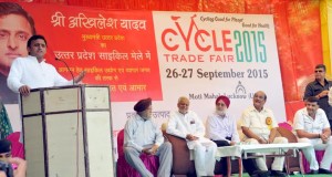 समाजवादी सरकार साइकिल को हर तरह से बढ़ावा दे रही है: मुख्यमंत्री