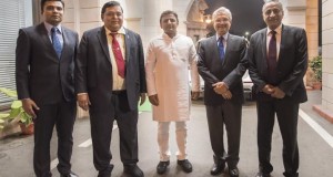 मुख्यमंत्री से लार्सन एण्ड टूब्रो के चेयरमैन ने भेंट की