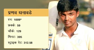 ऑटो ड्राइवर के बेटे प्रणव का वर्ल्‍ड रिकॉर्ड, 129 चौके और 59 छक्कों के साथ बनाए 1000 रन