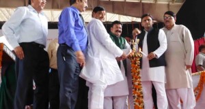 मुख्यमंत्री ने सैफई, इटावा में इमर्जेन्सी ट्राॅमा एवं बर्न सेण्टर, व नर्सेज हाॅस्टल का शिलान्यास किया