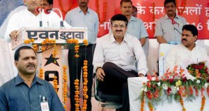 मुख्यमंत्री ने सैफई में ‘पर्यटन काॅम्प्लेक्स’ का शिलान्यास किया