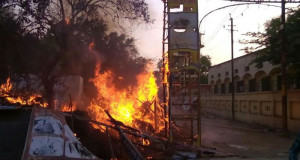 मथुरा  में पुलिस पर फायरिंग, घायल एसएचओ की हुई मौत! एसपी सिटी मुकुल द्विवेदी घायल