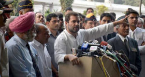 राहुल ने मोदी सरकार पर धोखा देने का आरोप लगाया