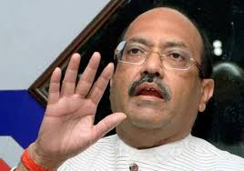 सपा प्रदेश अध्यक्ष शिवपाल सिंह यादव से मिले अमर सिंह