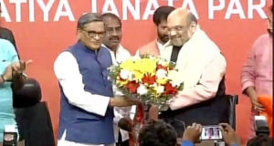 पूर्व विदेश मंत्री एसएम कृष्णा भाजपा में शामिल, शाह ने किया स्वागत