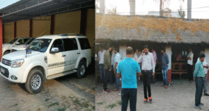 यूपी पुलिस ने गोरखपुर में  हरिशंकर तिवारी के घर मारा छापा
