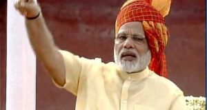 लाल किले से पीएम मोदी ने पेश किया नोटबंदी, काला धन, बेनामी संपत्ति, रोजगार, डिजिटल ट्रांजैक्शन का डेटा