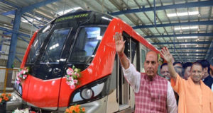 5 सितम्बर को  राजनाथ, योगी के साथ करेंगे लखनऊ मेट्रो का उद्घाटन