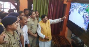 किच्छा में  विधायक निधि के 5 लाख रुपये की लागत से  लगे सीसीटीवी कैमरे का लोकार्पण