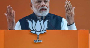 देश मजबूत पर , गठबंधन मजबूर सरकार चाहता है—- पीएम  मोदी