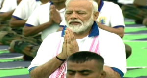 मोदी ने रांची में 13 योगासन किए, कहा- योग सरहद से परे और सबके लिए