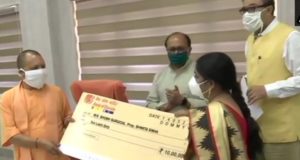 मुख्यमंत्री  योगी ने बांटा एमएमएमई सेक्टर के 56754 उद्यमियों को 2002 करोड़ रुपये का कर्ज
