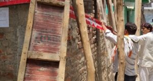 एलडीए ने सहादतगंज में अवैध निर्माण सील किया