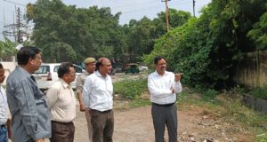 LDA VC ने बुद्धेश्वर  महादेव मंदिर, एल्डिको झील एवं गोमती नगर विस्तार क्षेत्र का किया निरीक्षण