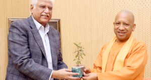 मुख्यमंत्री से भारती इण्टरप्राइजेज के वाइस चेयरमैन ने शिष्टाचार भेंट की,   डेटा सेण्टर, डिजिटल बैंकिंग और व्यावसायिक शिक्षा के क्षेत्र में निवेश का इच्छुक