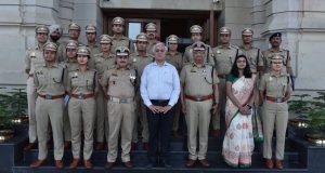 <strong>मुख्य सचिव से भारतीय पुलिस सेवा के 16 परिवीक्षाधीन अधिकारियों ने भेंट की</strong>