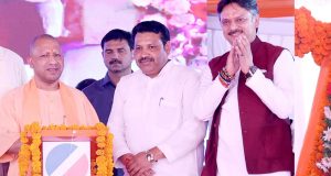 मुख्यमंत्री ने उ0प्र0 राज्य आपदा प्रबन्धन प्राधिकरण के भवन का शिलान्यास और भूमिपूजन किया